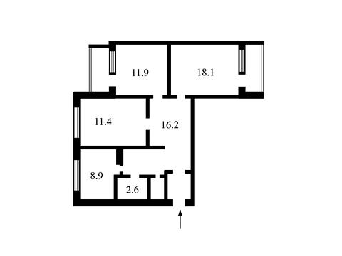 квартира за адресою Сержа Лифаря вул. (Олександра Сабурова), 9/61