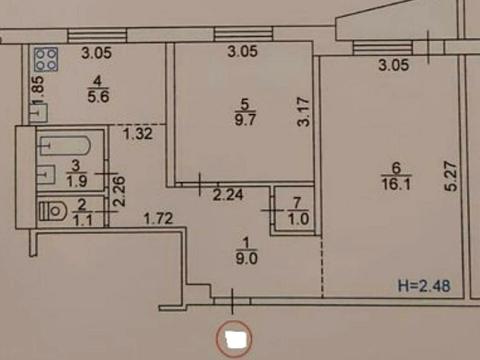 квартира по адресу Валентиновская ул., 7