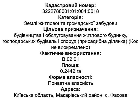 ділянка за адресою Хуторна