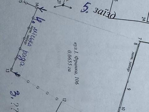 ділянка за адресою Івана Франка вул., 106