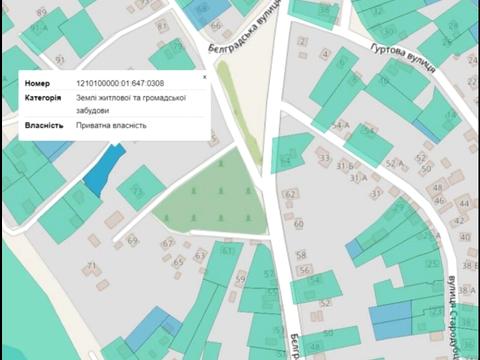 участок по адресу Белградская ул.