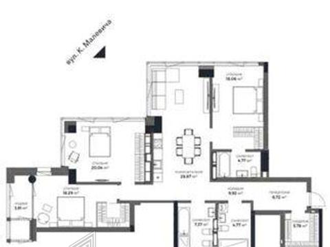 квартира за адресою Антоновича вул. (Горького), 136