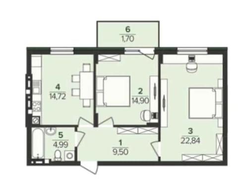 квартира за адресою с. Сокільники, Свободи вул., 6