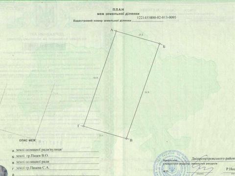 ділянка за адресою Сиренева, 16