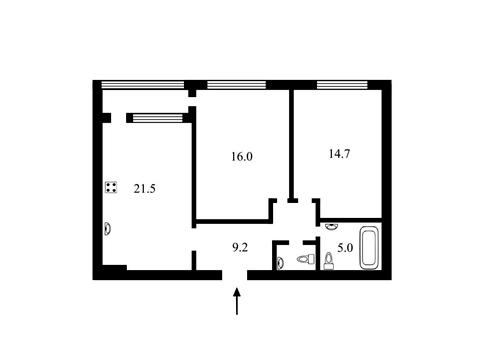 квартира за адресою Євгена Сверстюка вул. (Марини Раскової), 6-Е