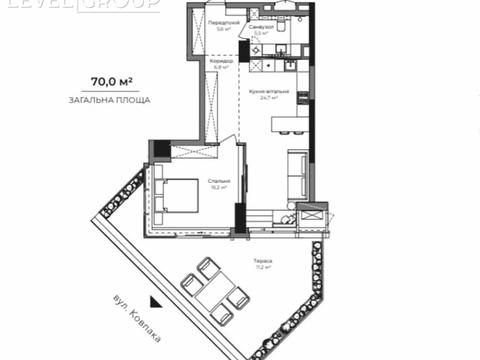 квартира за адресою Антоновича вул. (Горького), 136