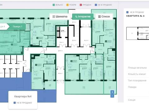 квартира за адресою Галицька вул., 1