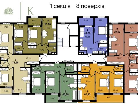 квартира по адресу Зеленая ул., 115Б