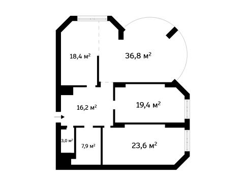 квартира по адресу Левка Лукьяненко ул. (Маршала Тимошенко), 21к3