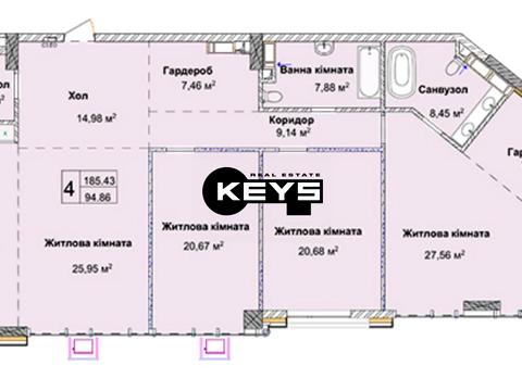 квартира за адресою Андрія Верхогляда вул. (Михайла Драгомирова), 1-20а