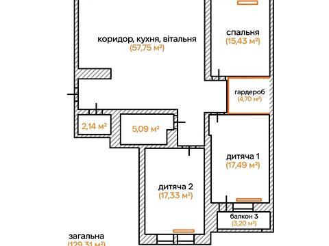 квартира по адресу Миколы Бажана просп., 12