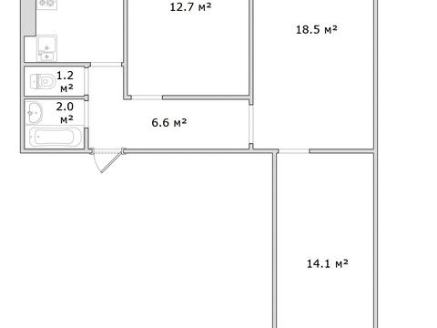квартира по адресу Штабной пер., 1