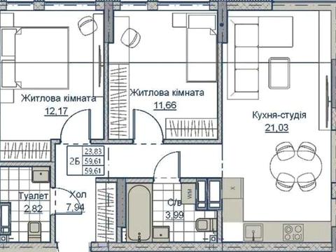 квартира за адресою Андріївська вул., 105