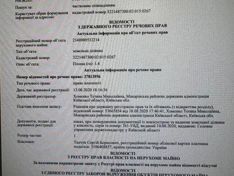 участок по адресу 