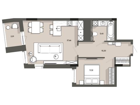 квартира по адресу Раковского ул., 24а