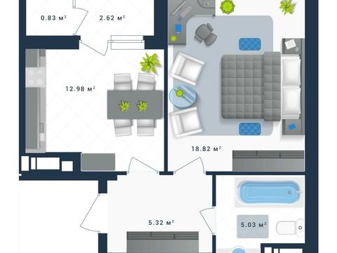 квартира за адресою Гліба Бабіча вул. (Канальна), 8-Г