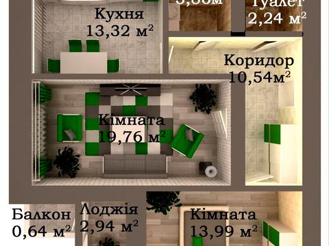 квартира за адресою Конякіна вул., 3в