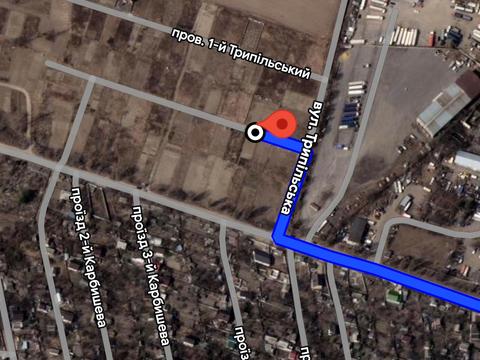участок по адресу провулок Трипільський