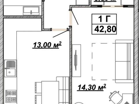 квартира по адресу Княгинин ул., 44кв 3