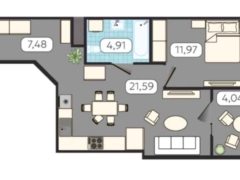 квартира за адресою Садова вул., 2e