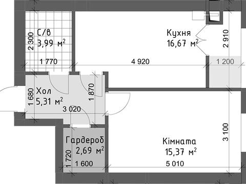 квартира за адресою Академіка Сахарова вул., 52