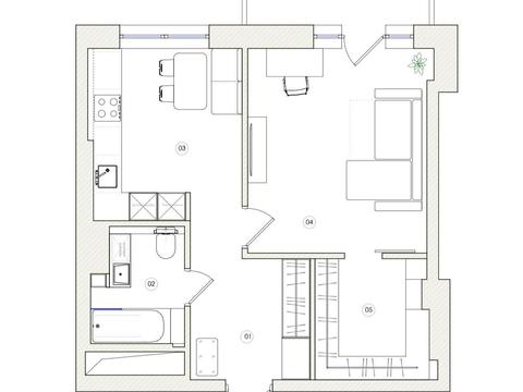квартира за адресою Андрія Верхогляда вул. (Михайла Драгомирова), 3