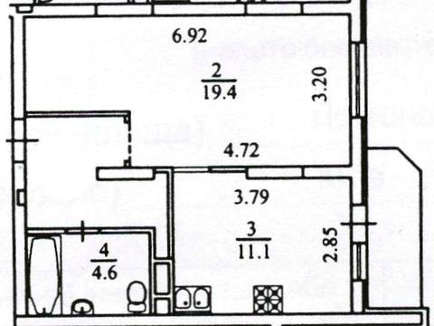 квартира по адресу Юлии Здановской ул. (Ломоносова), 50/2