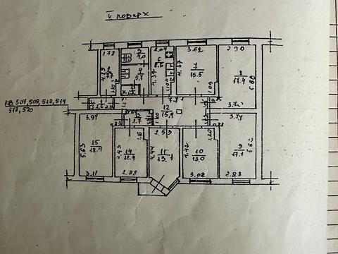 комната по адресу Жолио Кюри ул., 34