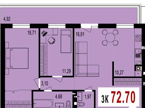 квартира за адресою Долішня, 13