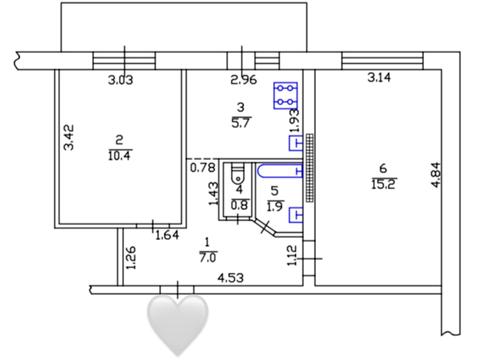 квартира за адресою Полярна вул., 5-А
