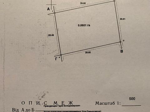 ділянка за адресою 2-га Синьоозерна вулиця