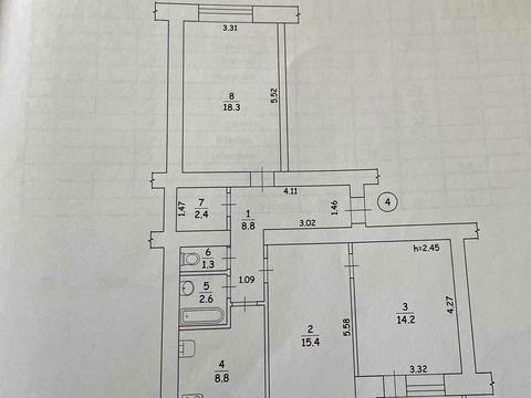 квартира по адресу Оболонская ул., 23/48