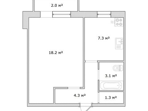 квартира за адресою Квартальна вулиц вул. (Гладкова), 7-А