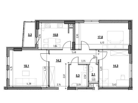 квартира за адресою Гетьмана Івана Мазепи вул. (Топольна), 25-Д