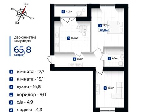 квартира за адресою Олександра Довженка вул., 31в, к. 8