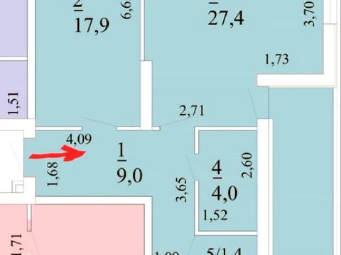 квартира за адресою Новаторів вул., 1а