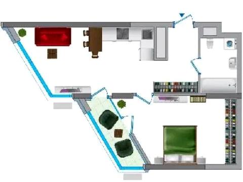 квартира за адресою Осокорська вул., 2а