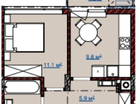 квартира за адресою Б.Хмельницького, 2