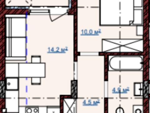 квартира за адресою Б.Хмельницького, 2