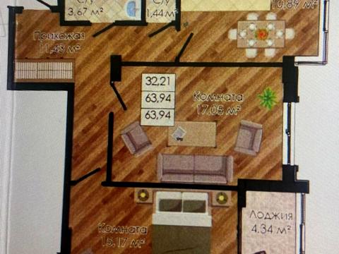 квартира по адресу Миколаївська ул., 3-Д