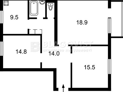 квартира по адресу Генерала Алмазова ул. (Кутузова), 14