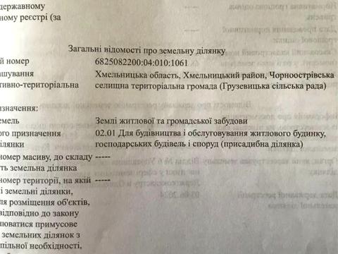 участок по адресу 