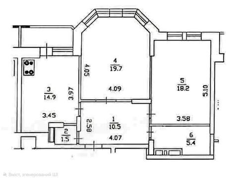 квартира за адресою Драгоманова вул., 6-А