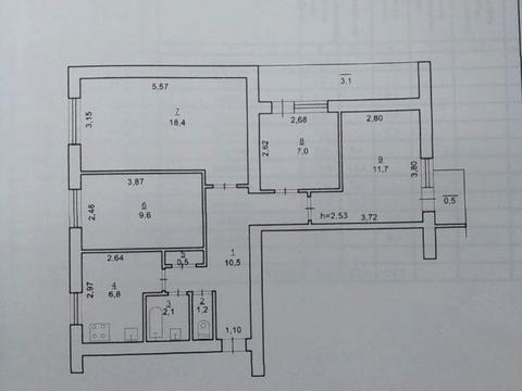 квартира за адресою Кам'янецька вул., 78