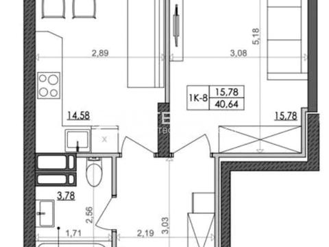 квартира за адресою Наддніпрянське шосе, 2-а