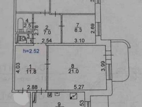 квартира по адресу Азербайджанская ул. (Бакинських Комісарів), 16/2