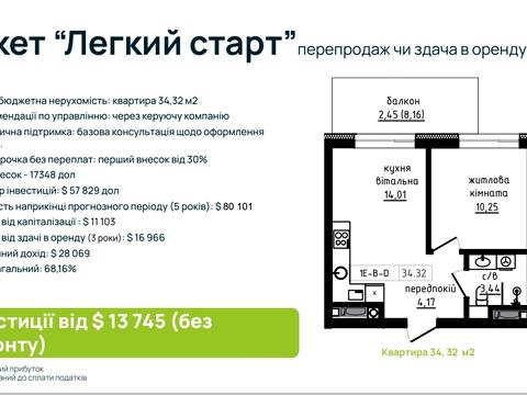 квартира за адресою Василя Гаджеги вул., 1-А