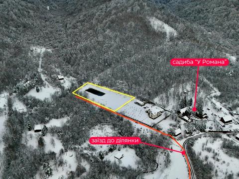 ділянка за адресою смт. Верхнє Синьовидне, 