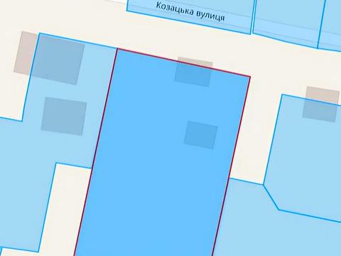 ділянка за адресою козацька, 28