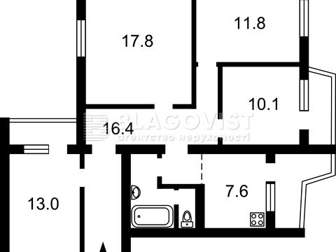 квартира за адресою Драгоманова вул., 20